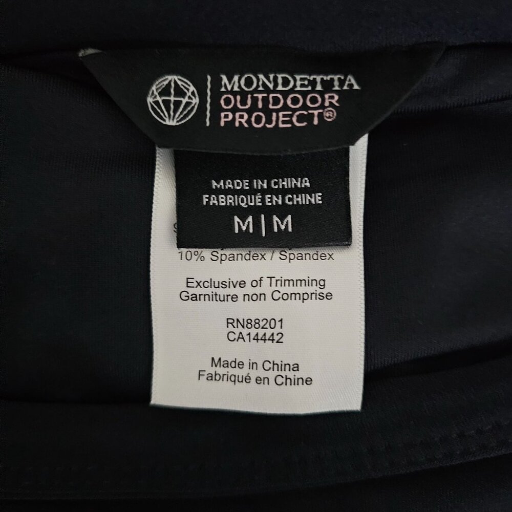 Mondetta Outdoor Project Black Golf Tennis Inner Shorts Wrap Style Skort Size M - Picture 8 of 14